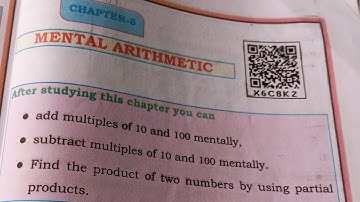 ||4th std maths||chapter-8  Mental Arithmetic||Full answer🐼