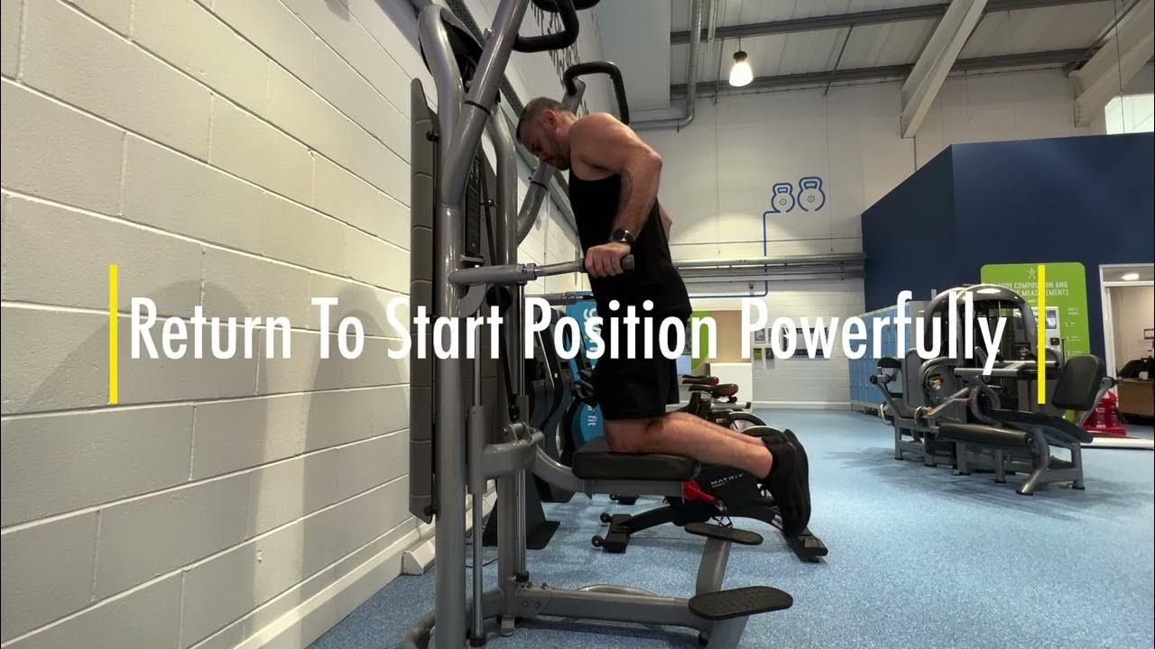 How To Perform The Assisted Tricep Dip YouTube