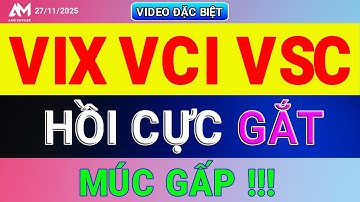 VIX VCI VSC HỒI CỰC GẮT MÚC GẤP, TOP SIÊU CỔ SẮP NỔ