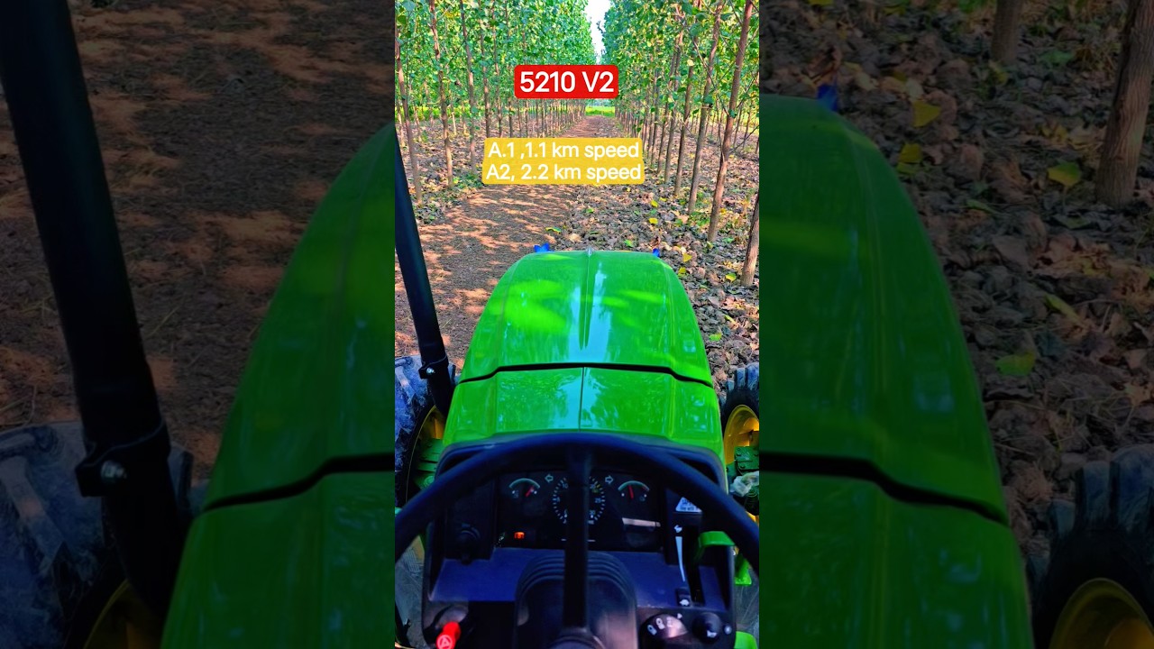 5210 v2 on rotavator a1 a2 gear speed