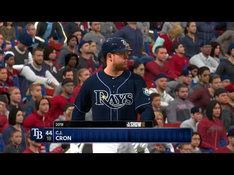 MLB The Show 18 (Boston Red Sox Season Mode) Game #7 - TB @ BOS
