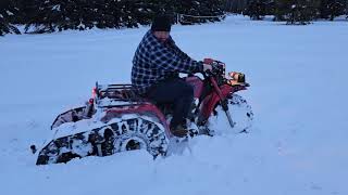 Honda Big Red With Tracks