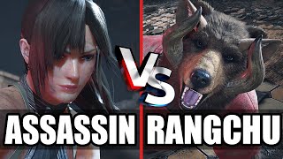 Tekken 8 🔥 Assassin (NINA) vs RANGCHU (KUMA) 🔥 High Level Gameplay