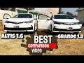 Comparison : Toyota Corolla Altis 1.6 VS Toyota Corolla Altis Grande 1.8
