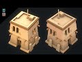 Making a Stylized House Building in Autodesk Maya and Substance Painter