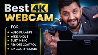 EPTZ 4K Webcam - Best Webcam for Teaching, Video Conferencing, Zoom Meetings & Live Streaming
