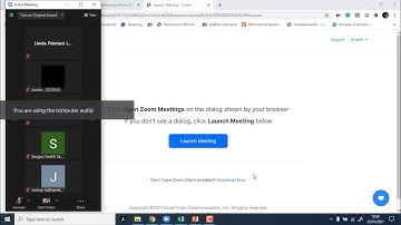 Tutorial akses zoom lewat elearning
