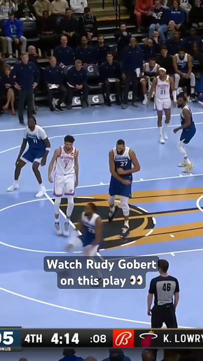 Gobert is EVERYWHERE 🔒