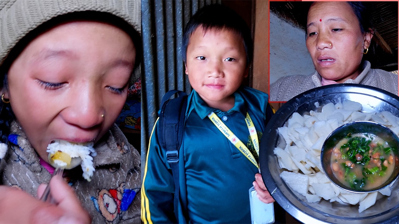 sarmila's mother love for her children || village cooking for school children || Bhumi Kitchen ||