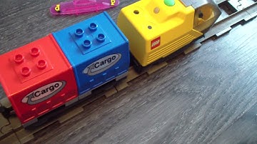 Duplo Lok  intelli mit Waggon (Infrarot )