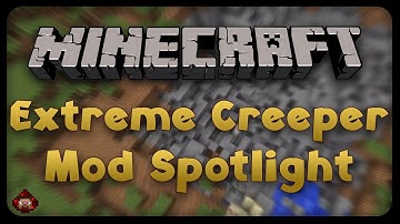 Mod showcase: Extreme Creeper Explosions 1.4.2