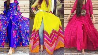 Umbrella Cut Side Slit Kurti With Princess Cut Blouse  How to Make Slit  Kurti   YouTube