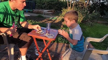 War card game with water