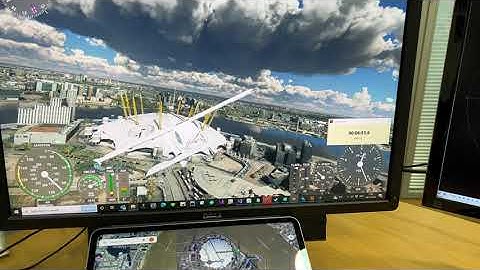 Microsoft Flight Simulator 2020 with real-time GPS simulation