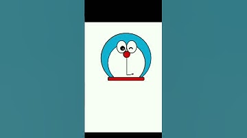 Doraemon character program in python turtle graphics #youtube #shorts #shortvideo #youtubeshorts
