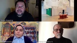 In Conversation: Dina Abdulkarim and Hugo Hopping, Moderated by Harry Gamboa Jr.