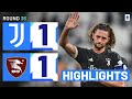 Juventussalernitana 11  highlights  rabiot rescues a point in stoppage time  serie a 202324