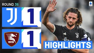 JUVENTUS-SALERNITANA 1-1 | HIGHLIGHTS | Rabiot Rescues A Point In Stoppage Time | Serie A 2023/24