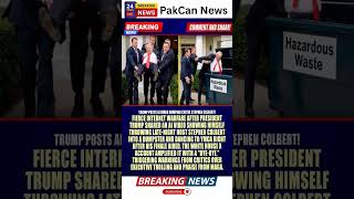 AI Video Featuring Trump and Stephen Colbert Sparks Debate | PakCan News