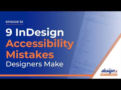 9 InDesign Accessibility