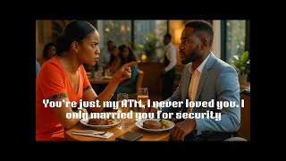 Wife Told Her Crippled Husband Youre Just My Atm, I Only Married You For Security What He Did..