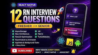 React Native Interview Questions You MUST Know 🚀 (Beginner to Advanced)