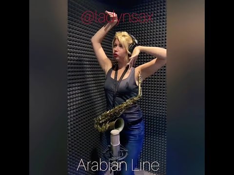 Саксофон. Saxophone. Anastasia Vysotskaya. Arab line.