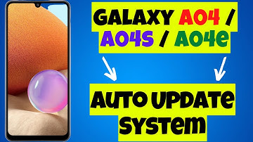 How to Enable/Disable Auto Update System Samsung Galaxy A04 / A04s / A04e