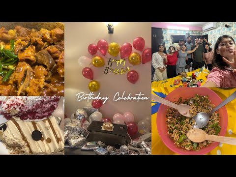 Bhaiya ka Birthday celebration 🎉 | 30 gift packing, Food 🍛🤤 | #youtube #vlog #birthdaycelebration