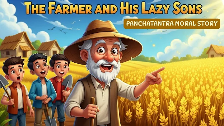 The Farmer And His Lazy Sons | Panchatantra Moral Story in English | Cartoon Moral Story #cartoon