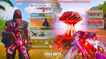 FREE Mythic AK117 & Legendary Stun Baton looks amazing with Legendary Nikto to smash all CODM enemy🌋