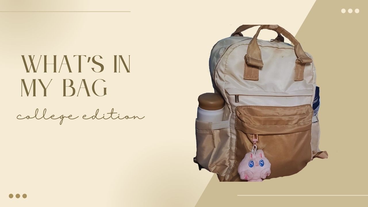 What's in my bag 2026 college edition🎒👩‍💻 *realistic*  || nad's diary