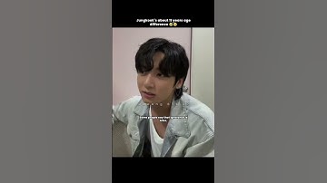 Jungkook about 11 years of age difference 🤣 #bts #jungkook #jk #ddaengbts #kpop