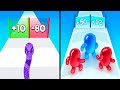Snake Race Run vs Join Clash 3d Gameplay