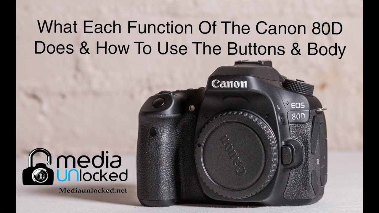 canon 80d settings guide