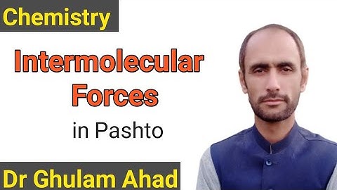 Intermolecular Forces || Dr Ahad