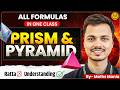 Prism &amp; Pyramid One Shot 💯 | Complete Formula Revision for SSC Railway Banking All Govt Exams