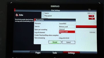 Record sonar on Simrad chartplotter to create custom C-MAP Genesis map