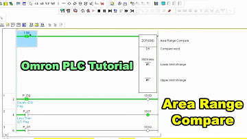 Omron PLC Tutorial - Area Range Compare Instruction - Online Course