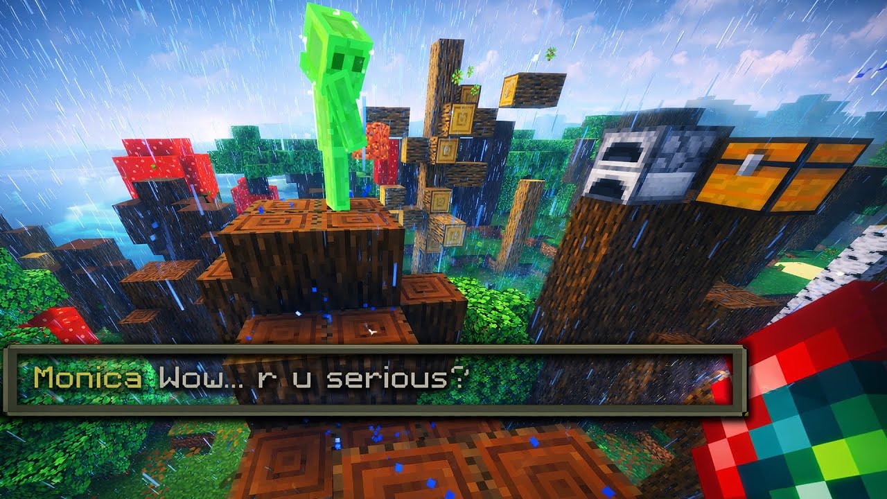 I Destroyed My Friends Island In Minecraft - YouTube