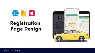Registration Page Design - Xamarin.iOS Uber Clone App