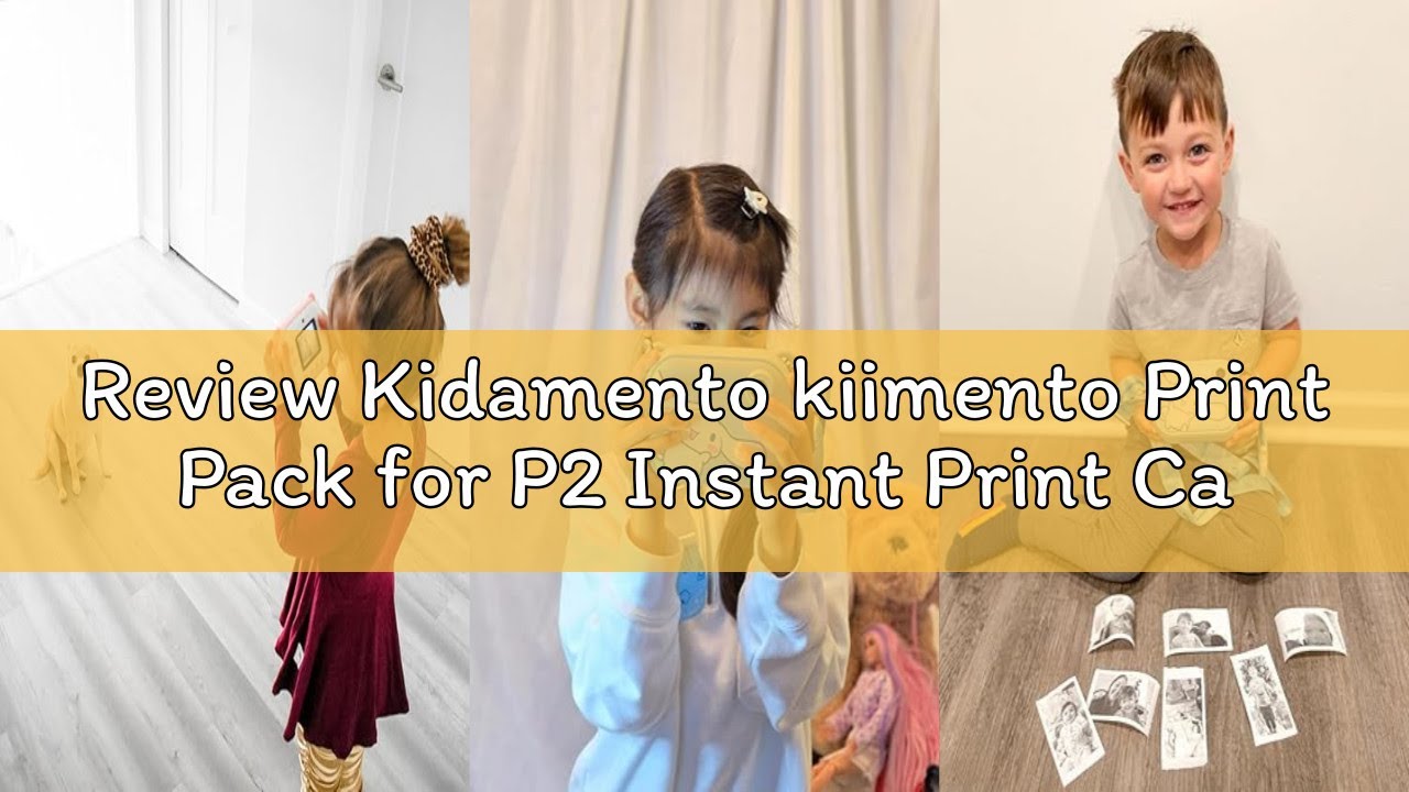Review Kidamento kiimento Print Pack for P2 Instant Print Camera, 40‑Print Variety, Ink‑Free Thermal