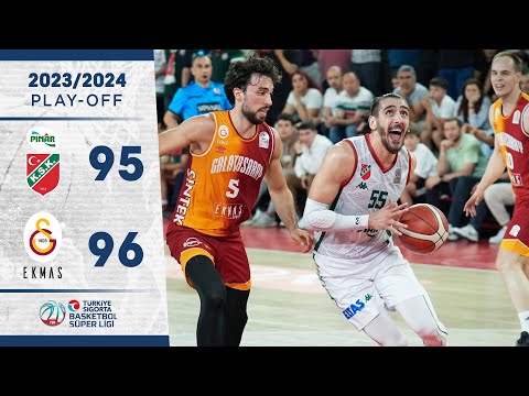 Pınar Karşıyaka (95-96) Galatasaray Ekmas - TSBSL - Play-Off Çeyrek Final | 2023/24