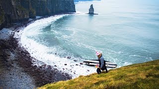 surfing the monstrous waves of ireland