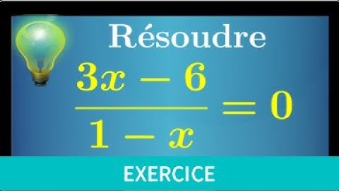 résoudre une équation quotient (fraction) • exercice pour comprendre la méthode • seconde
