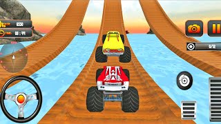 Water Surfer Racing Monster Truck Stunt Game - Monster Truck Driving - Racing Games 3D screenshot 4