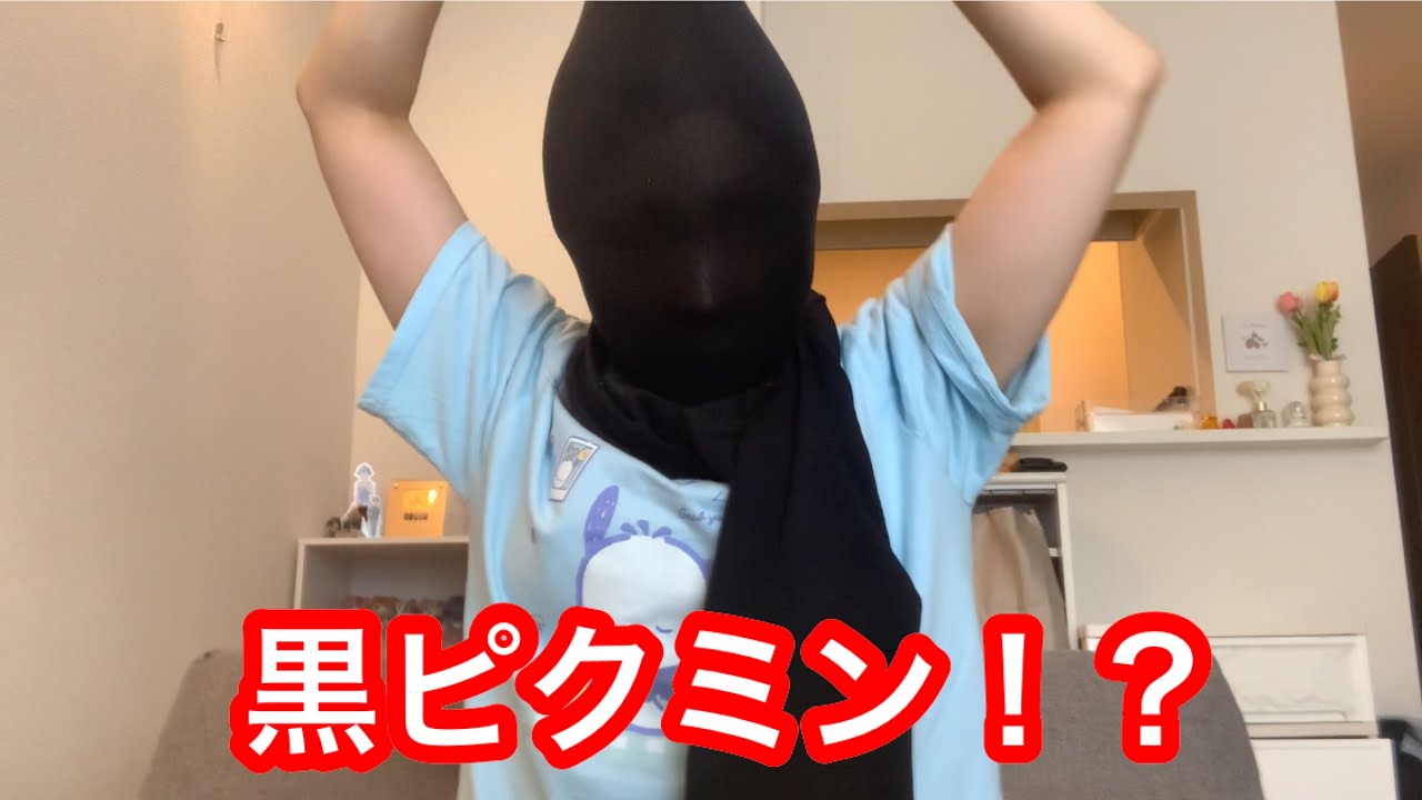 黒ストッキングかぶってみた