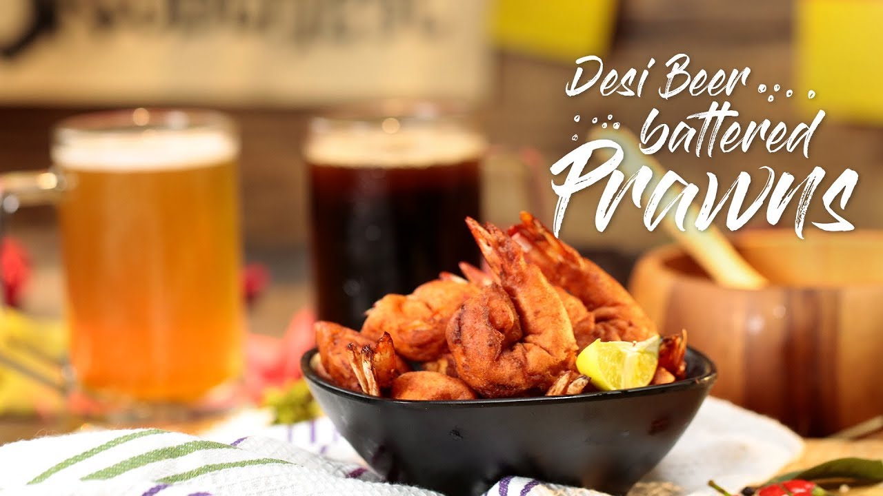 Desi Beer Battered Prawns Recipe | Oktober Fest | Awesome Sauce India