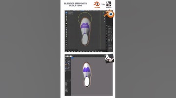 Blender support Scuplting #blender3d #rhino3d #sculpture