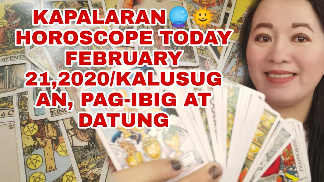 KAPALARAN ??HOROSCOPE TODAY FEBRUARY 21,2020/KALUSUGAN, PAG-IBIG AT DATUNG-APPLE PAGUIO7